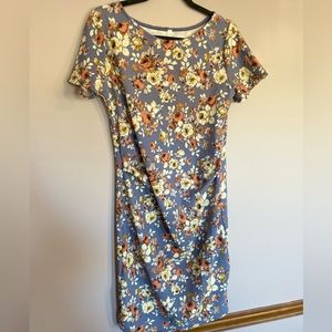 PINK BLUSH floral maternity dress